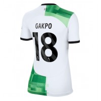 Maglie da calcio Liverpool Cody Gakpo #18 Seconda Maglia Femminile 2023-24 Manica Corta